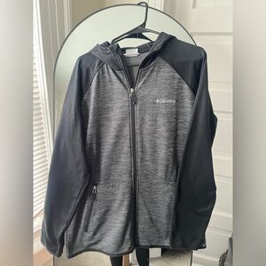 Columbia Charcoal and Black Full-Zip Jacket